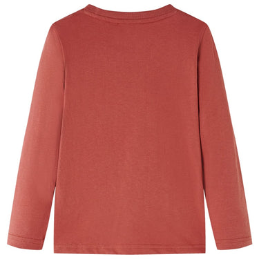 Vidaxl kindershirt met lange mouwen 104 hennakleurig