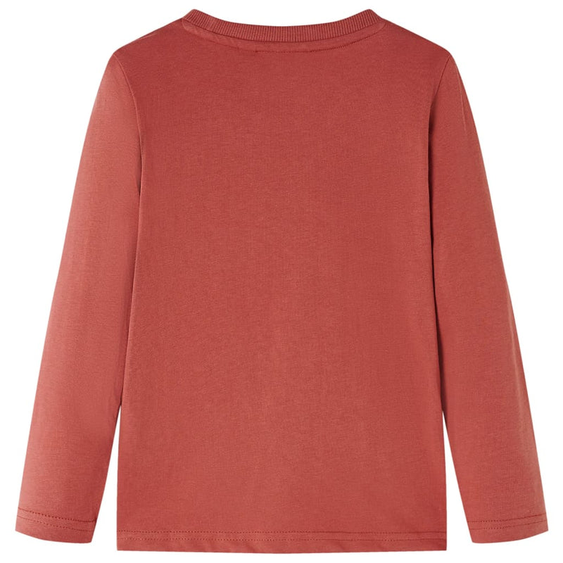 Load image into Gallery viewer, Vidaxl kindershirt met lange mouwen 104 hennakleurig
