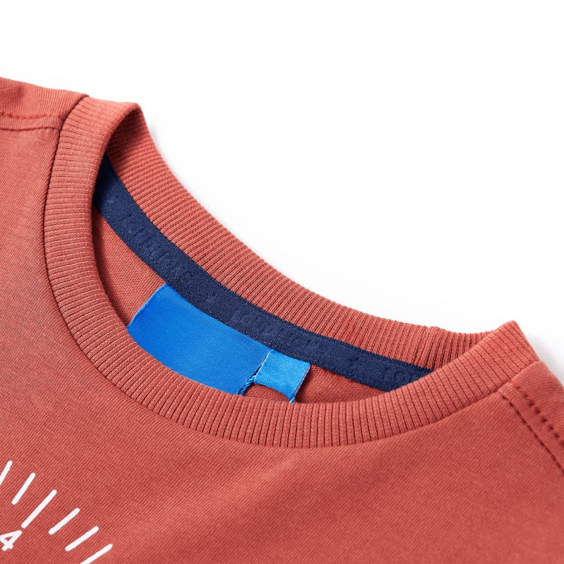 Load image into Gallery viewer, Vidaxl kindershirt met lange mouwen 104 hennakleurig
