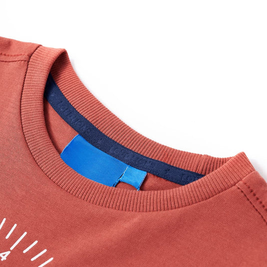 Vidaxl kindershirt met lange mouwen 104 hennakleurig