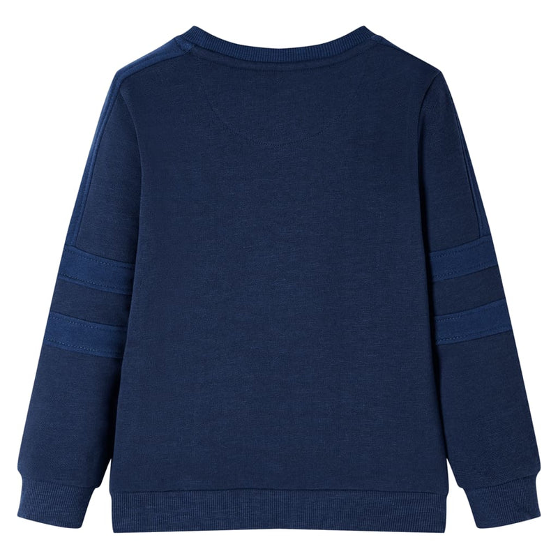 Load image into Gallery viewer, Vidaxl kindertrui 92 gemêleerd marineblauw
