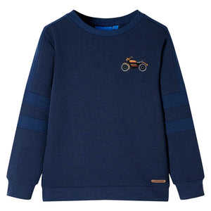 VidaXL Kindertrui 116 gemêleerd marineblauw