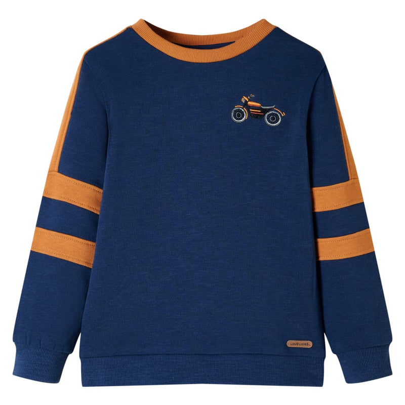 Load image into Gallery viewer, VidaXL Kindertrui 128 indigo-blauw
