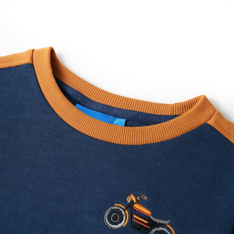 Load image into Gallery viewer, VidaXL Kindertrui 140 indigo-blauw

