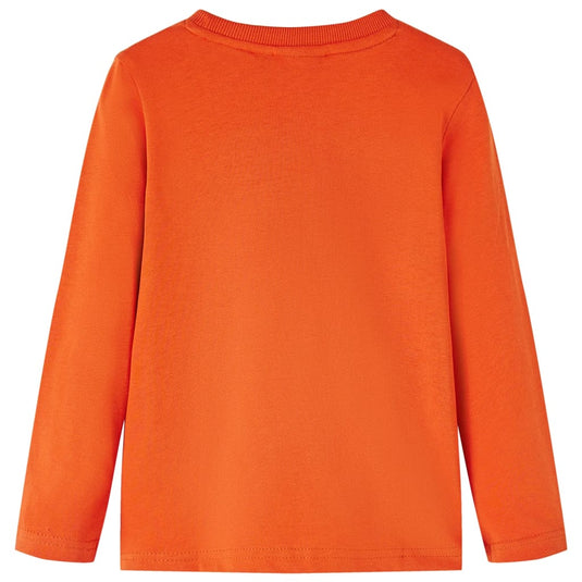 Vidaxl kindershirt met lange mouwen 128 oranje