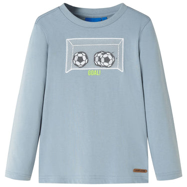 Vidaxl kindershirt met lange mouwen 116 lichtblauw