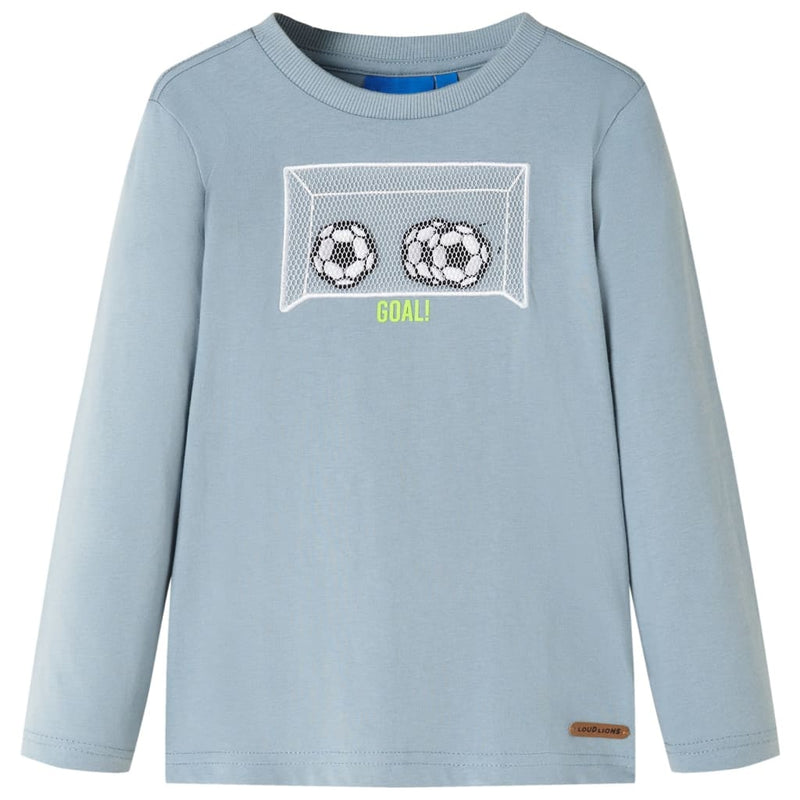 Load image into Gallery viewer, VidaXL Kindershirt met lange mouwen 128 lichtblauw
