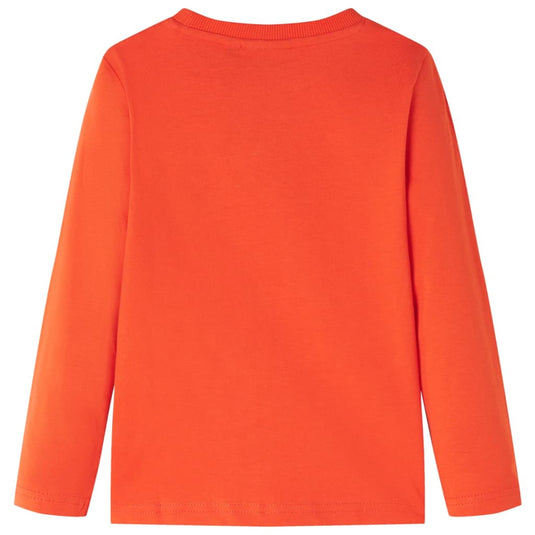 Vidaxl kindershirt met lange mouwen 104 feloranje