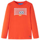 Vidaxl kindershirt met lange mouwen 128 feloranje