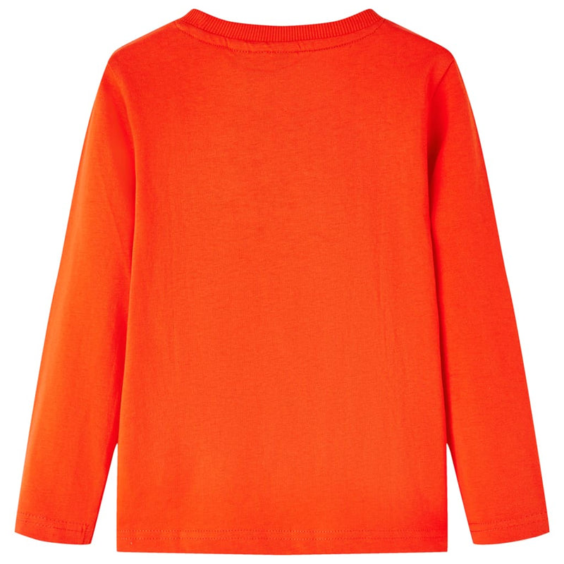 Load image into Gallery viewer, VidaXL Kindershirt met lange mouwen 128 feloranje

