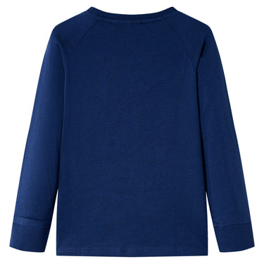 Vidaxl kindershirt met lange mouwen 116 marineblauw