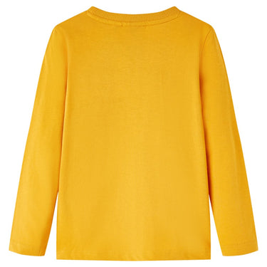 Vidaxl kindershirt met lange mouwen 104 okerkleurig