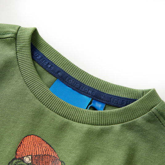 Vidaxl kindershirt met lange mouwen 116 lichtkakikleurig
