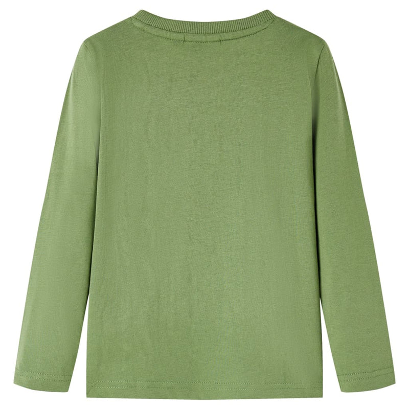 Load image into Gallery viewer, VidaXL Kindershirt met lange mouwen 140 lichtkakikleurig
