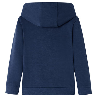 Vidaxl kindertrui met capuchon 116 gemêleerd marineblauw en oranje