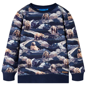Vidaxl kindertrui 140 marineblauw