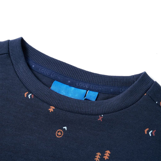 Vidaxl kindertrui 140 gemêleerd marineblauw
