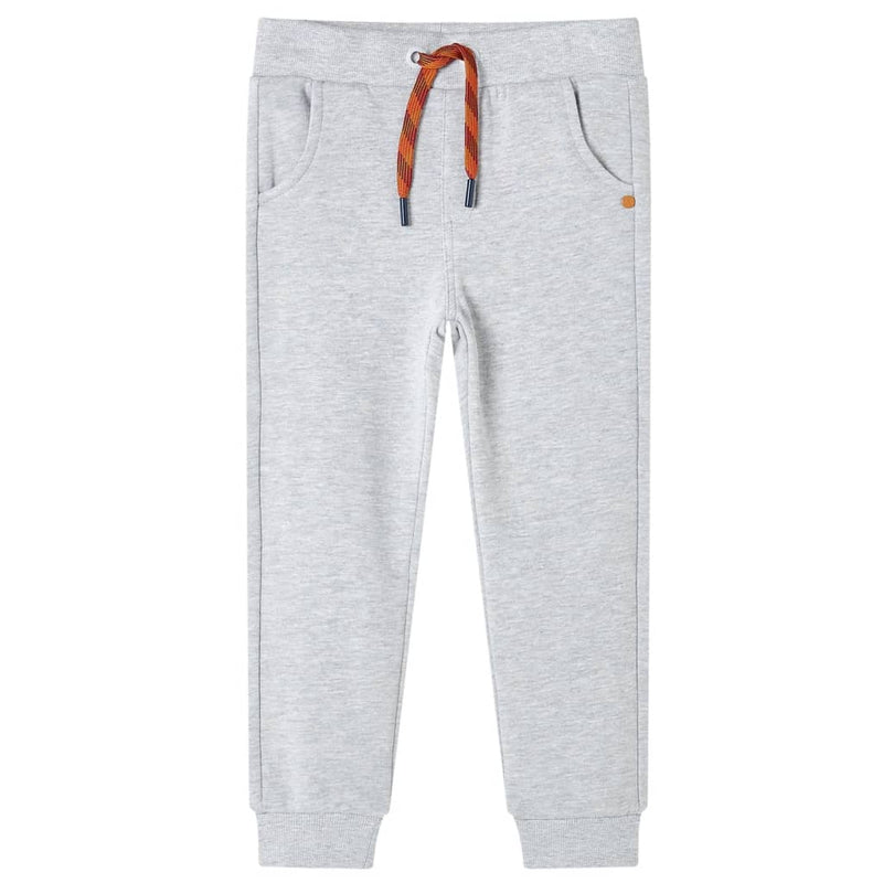 Load image into Gallery viewer, Vidaxl kinderjoggingbroek 104 gemêleerd grijs
