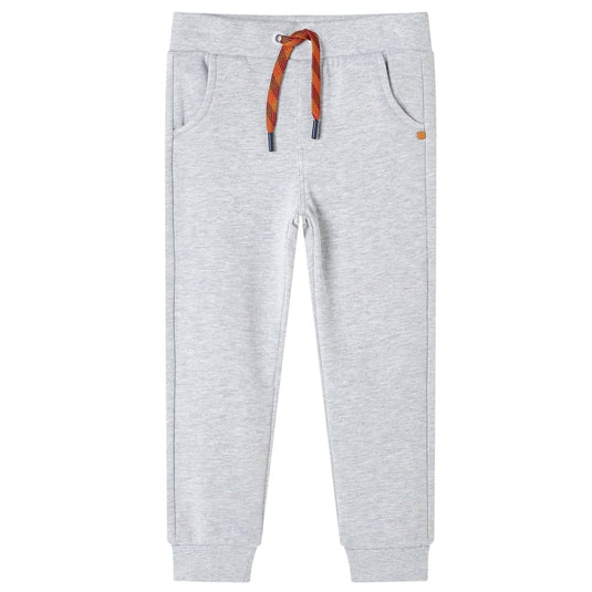 Vidaxl kinderjoggingbroek 128 gemêleerd grijs