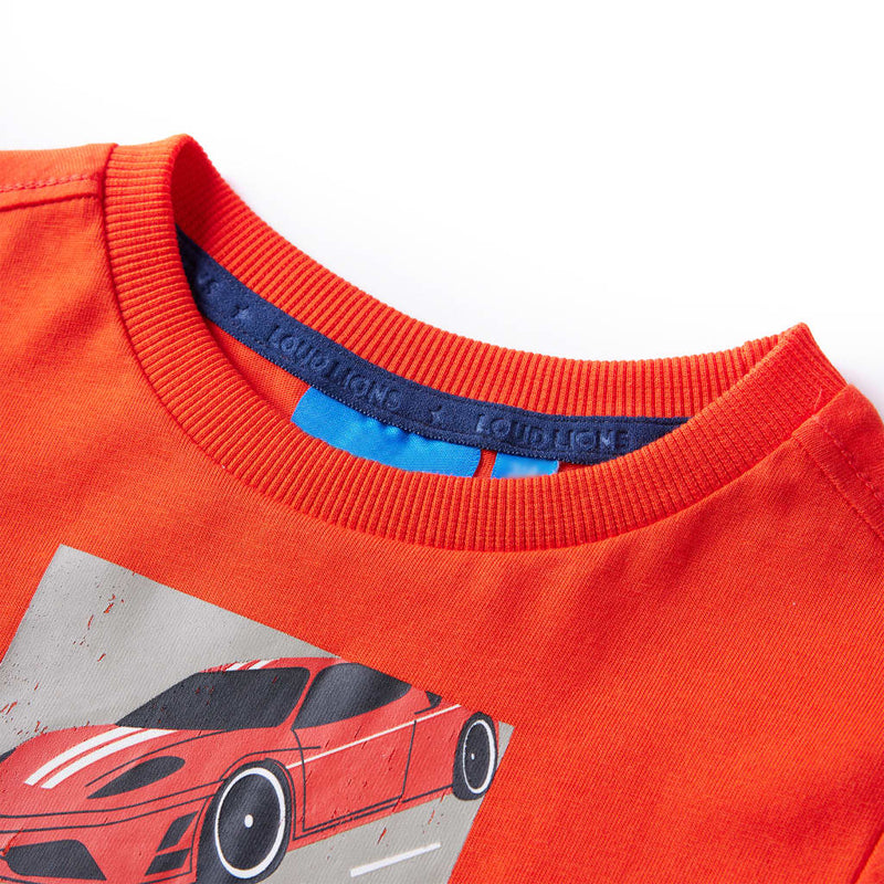 Load image into Gallery viewer, VidaXL Kindershirt met lange mouwen 92 felroranje
