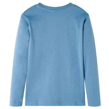 Vidaxl kindershirt met lange mouwen 92 medium blauw
