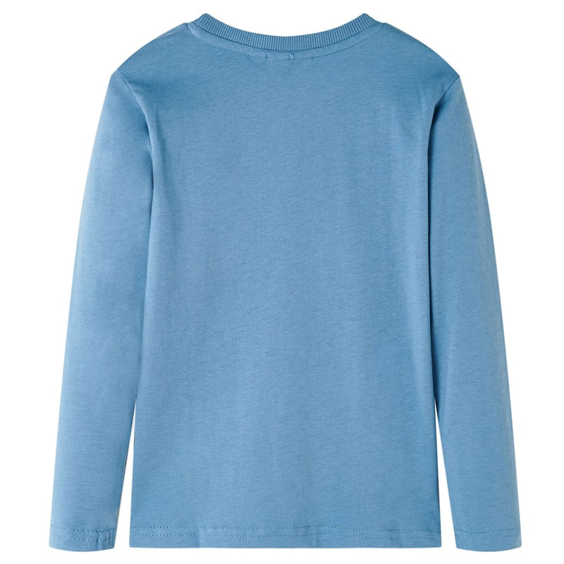 Load image into Gallery viewer, Vidaxl kindershirt met lange mouwen 92 medium blauw
