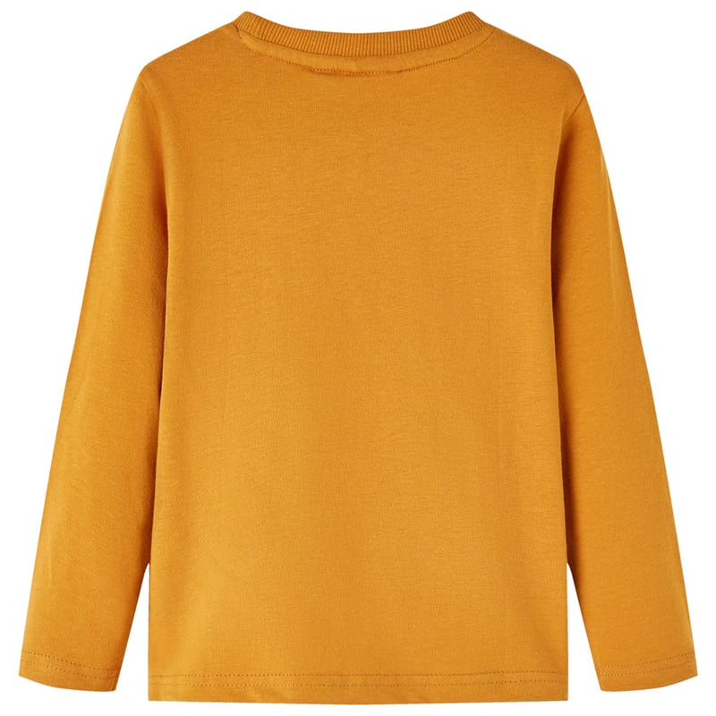 ギャラリービューアに画像をロードする, Vidaxl kindershirt met lange mouwen 116 donkerokerkleurig

