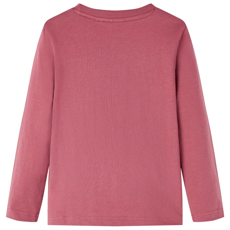 Chargez l'image dans la visionneuse de la galerie, Vidaxl kindershirt met lange mouwen 140 donkerrood
