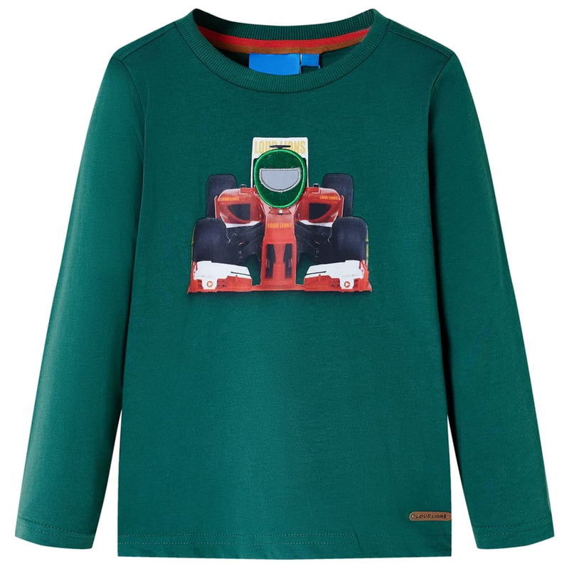 Load image into Gallery viewer, VidaXL Kindershirt met lange mouwen 92 groen
