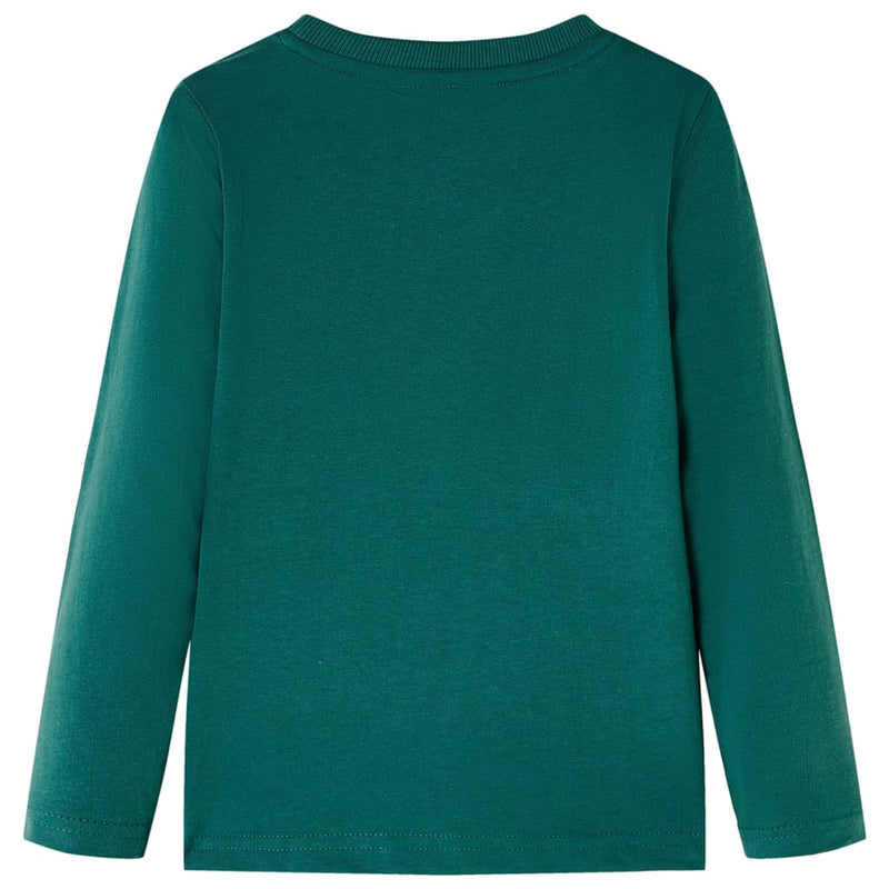 Load image into Gallery viewer, Vidaxl kindershirt met lange mouwen 140 groen
