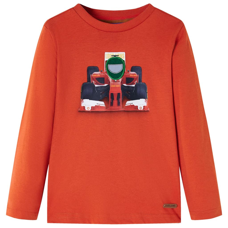 Load image into Gallery viewer, VidaXL Kindershirt met lange mouwen 92 oranje
