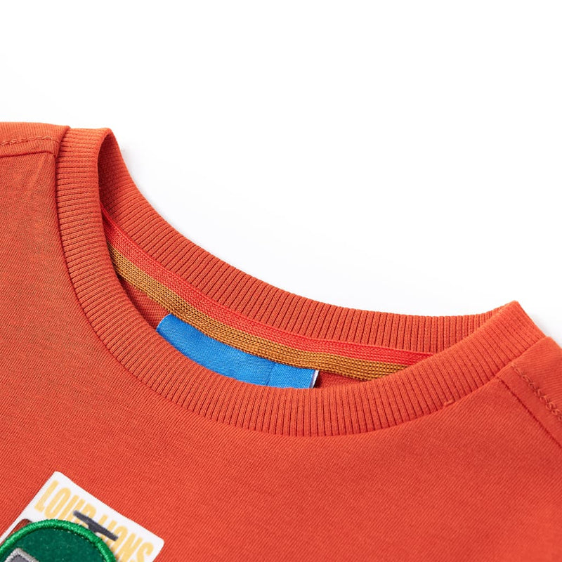 Load image into Gallery viewer, VidaXL Kindershirt met lange mouwen 92 oranje

