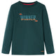 Vidaxl kindershirt met lange mouwen 128 donkergroen