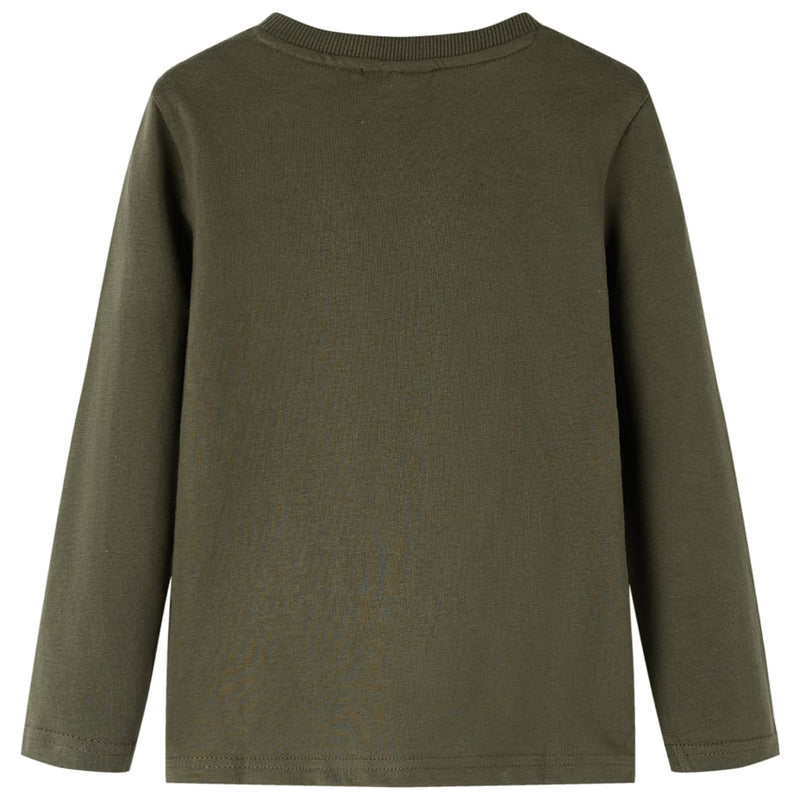 Chargez l'image dans la visionneuse de la galerie, VidaXL Kindershirt met lange mouwen 104 kakikleurig
