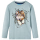 VidaXL Kindershirt met lange mouwen 104 lichtblauw