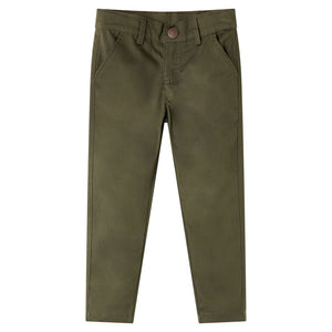 Vidaxl kinderbroek 140 kakikleurig
