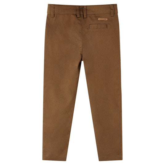 Vidaxl kinderbroek 92 cognackleurig