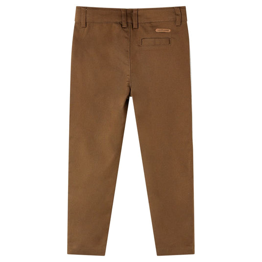 Vidaxl kinderbroek 116 cognackleurig