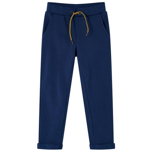 Vidaxl kinderbroek met trekkoord 92 marineblauw