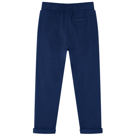 Vidaxl kinderbroek met trekkoord 92 marineblauw