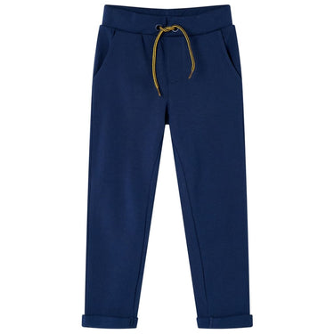 Vidaxl kinderbroek met trekkoord 128 marineblauw