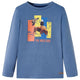 VidaXL Kindershirt met lange mouwen 104 gemêleerd blauw