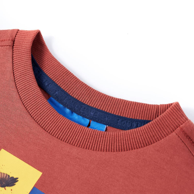 Load image into Gallery viewer, VidaXL Kindershirt met lange mouwen 104 hennakleurig
