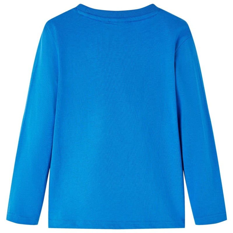 Load image into Gallery viewer, Vidaxl kindershirt met lange mouwen 128 kobaltblauw
