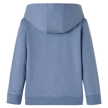 Vidaxl kindertrui met capuchon 116 gemêleerd blauw
