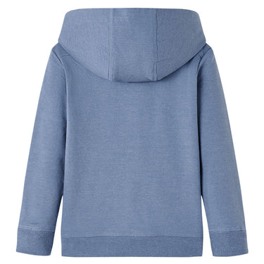 Vidaxl kindertrui met capuchon 140 gemêleerd blauw