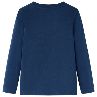 Vidaxl kindershirt met lange mouwen 104 marineblauw