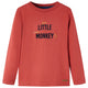Vidaxl kindershirt met lange mouwen 140 roodbruin