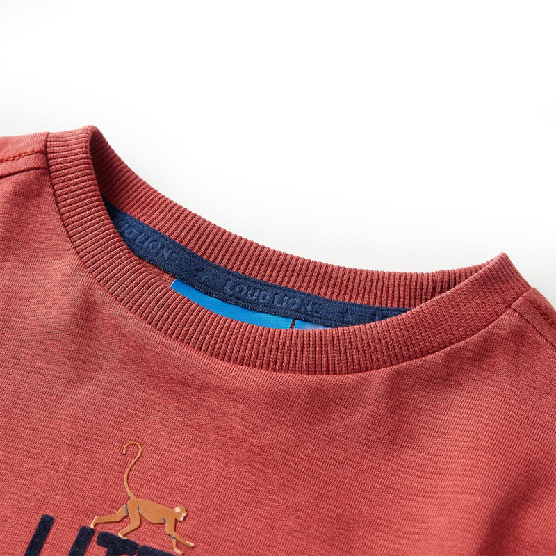 Chargez l'image dans la visionneuse de la galerie, Vidaxl kindershirt met lange mouwen 140 roodbruin
