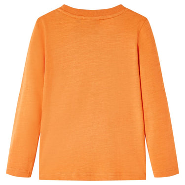 Vidaxl kindershirt met lange mouwen 104 donkeroranje